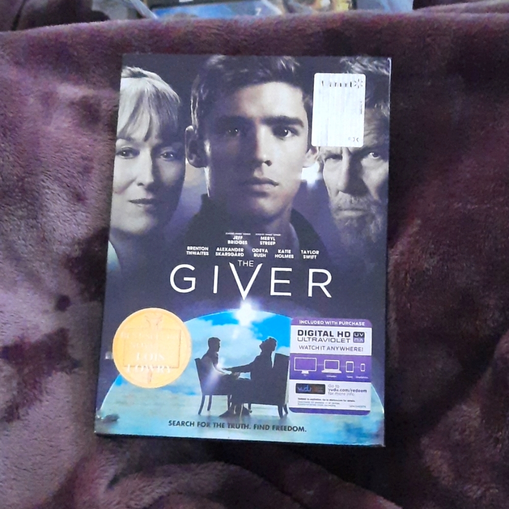 Never watched! The Giver dvd